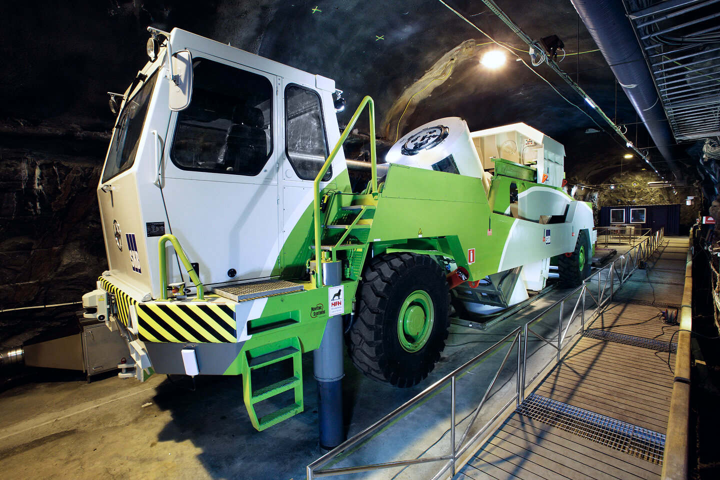 Nuclear depository automated